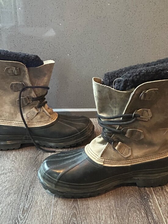 Sorel Kaufman Snow Winter Boots Wool Lined Size 12 Men’s main image 4
